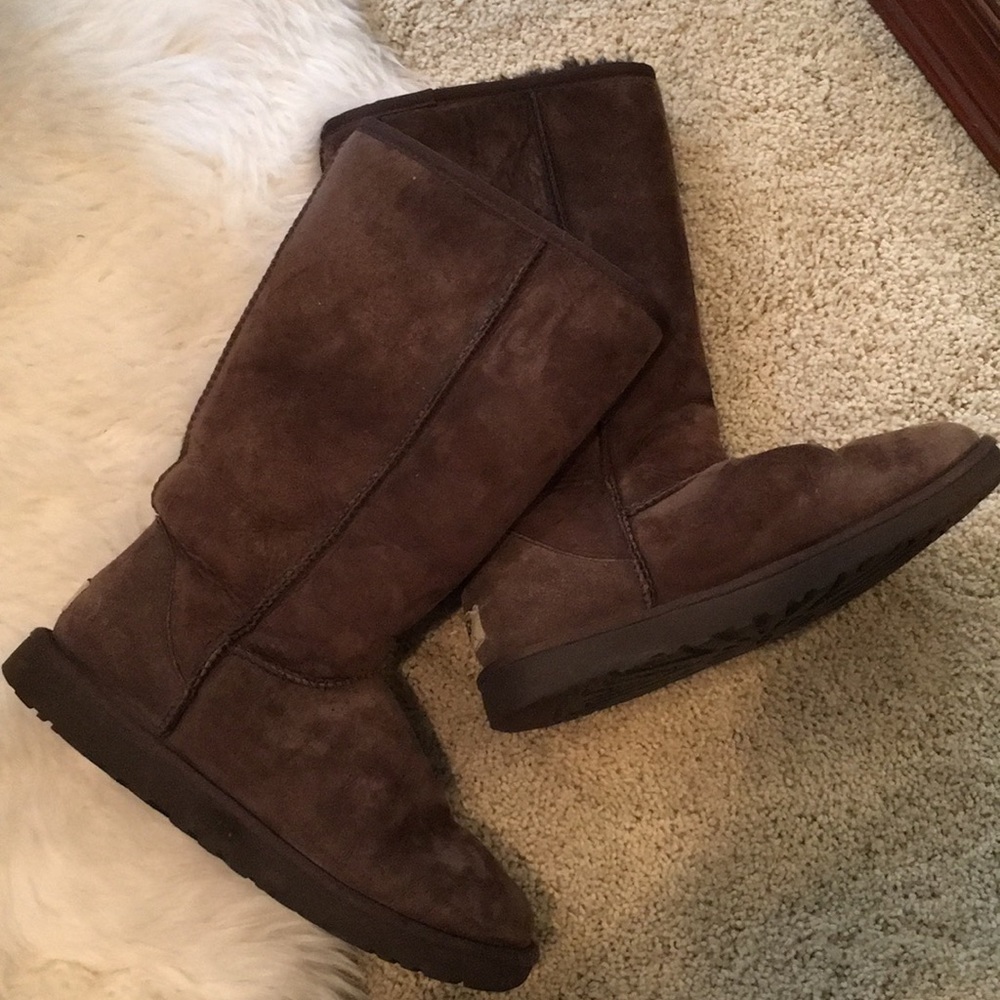 Chocolate classic tall UGGs
